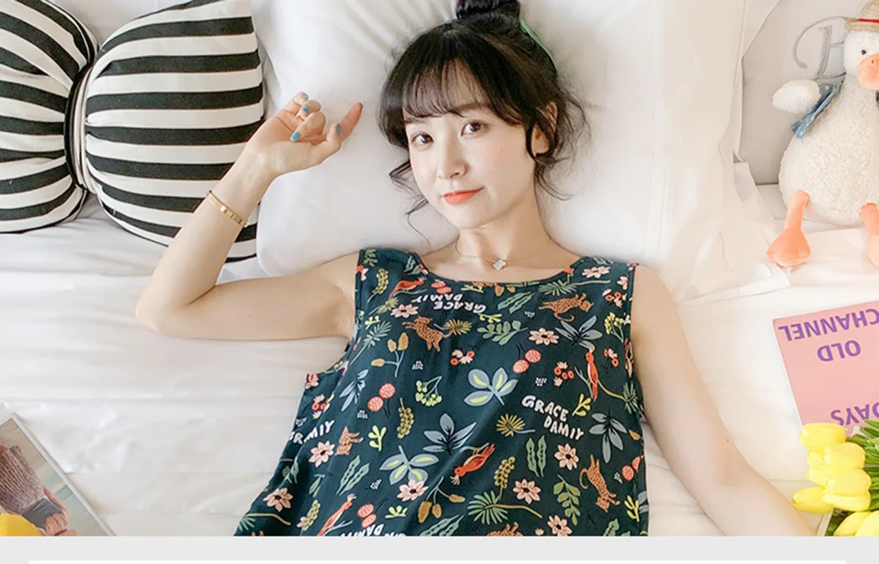 Night Wears For Women Attractive Women's Nightwear Big Size Women's Clothing Short Pants Summer Pajamas Set Comfortable Fashion