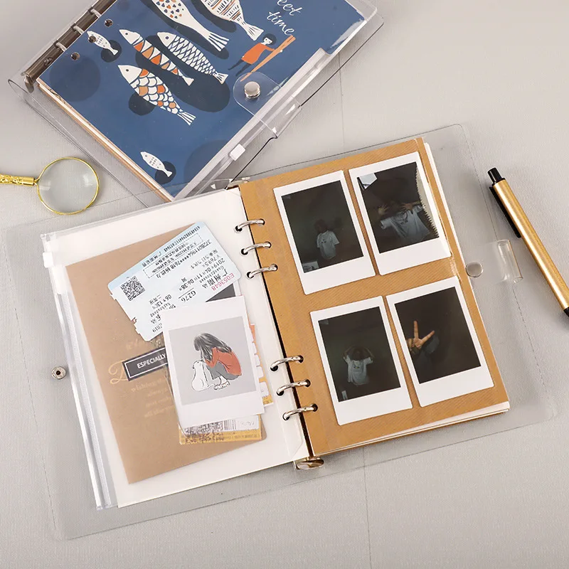 

Memory Book Photo Album Diy Self Adhesive Creativity Photocard Binder Scrapbooking Baby Album Para Photocards Home Decor