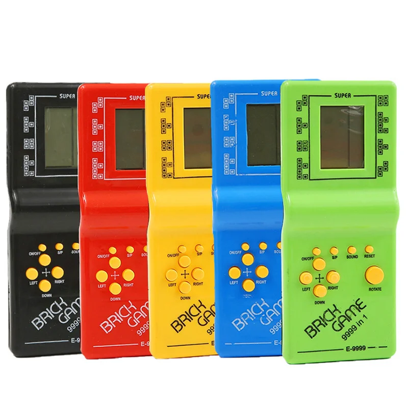 1Pc Classic Handheld Game Machine Brick Game Kids Game Console Toy With Music Playback Retro Children Pleasure Games Player