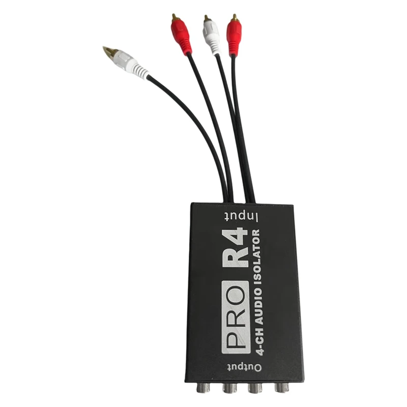 Звукоизолятор на 4 канала звукоизолятор RCA автомобильный звуковой шумоизолятор