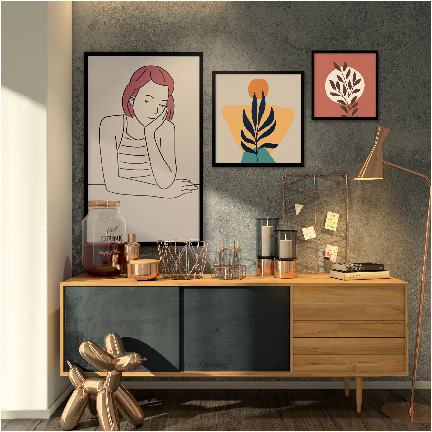 

Decoration Multiple Frames Prints Print Set Home Decor Home Decor Table 147