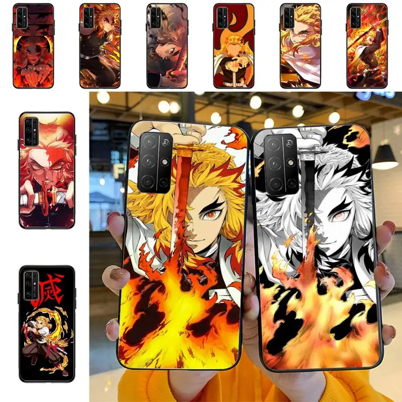 

Demon Slayer Rengoku Kyoujurou Phone Case For Huawei Honor 10Lite 10i 20 8x 10 Funda for Honor9lite 9xpro Coque