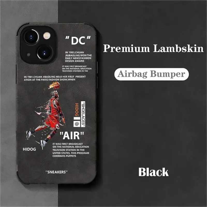 Brand Phone Case For Iphone 14 13 11pro Max 12 Basketball Player Sneakers White Label Soft Back Cover