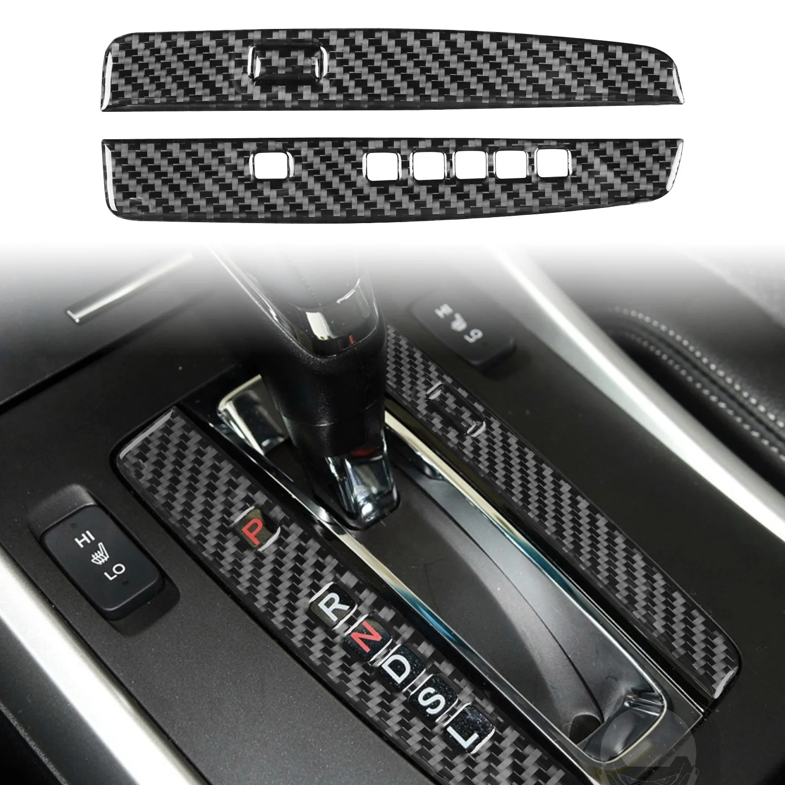 

for Honda Accord 2014 2015 2016 2017 Gear Shift Decoration Cover Trim Sticker Decal Car Interior Accessories Carbon Fiber