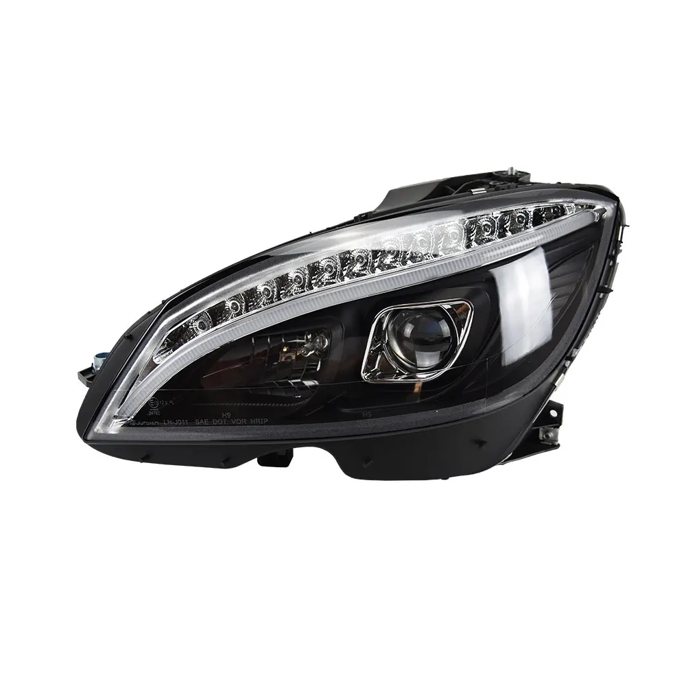 AKD автостайлинг фара для Benz W204 фары 2007-2010 C300 C260 C200 светодиодный ная DRL Hid