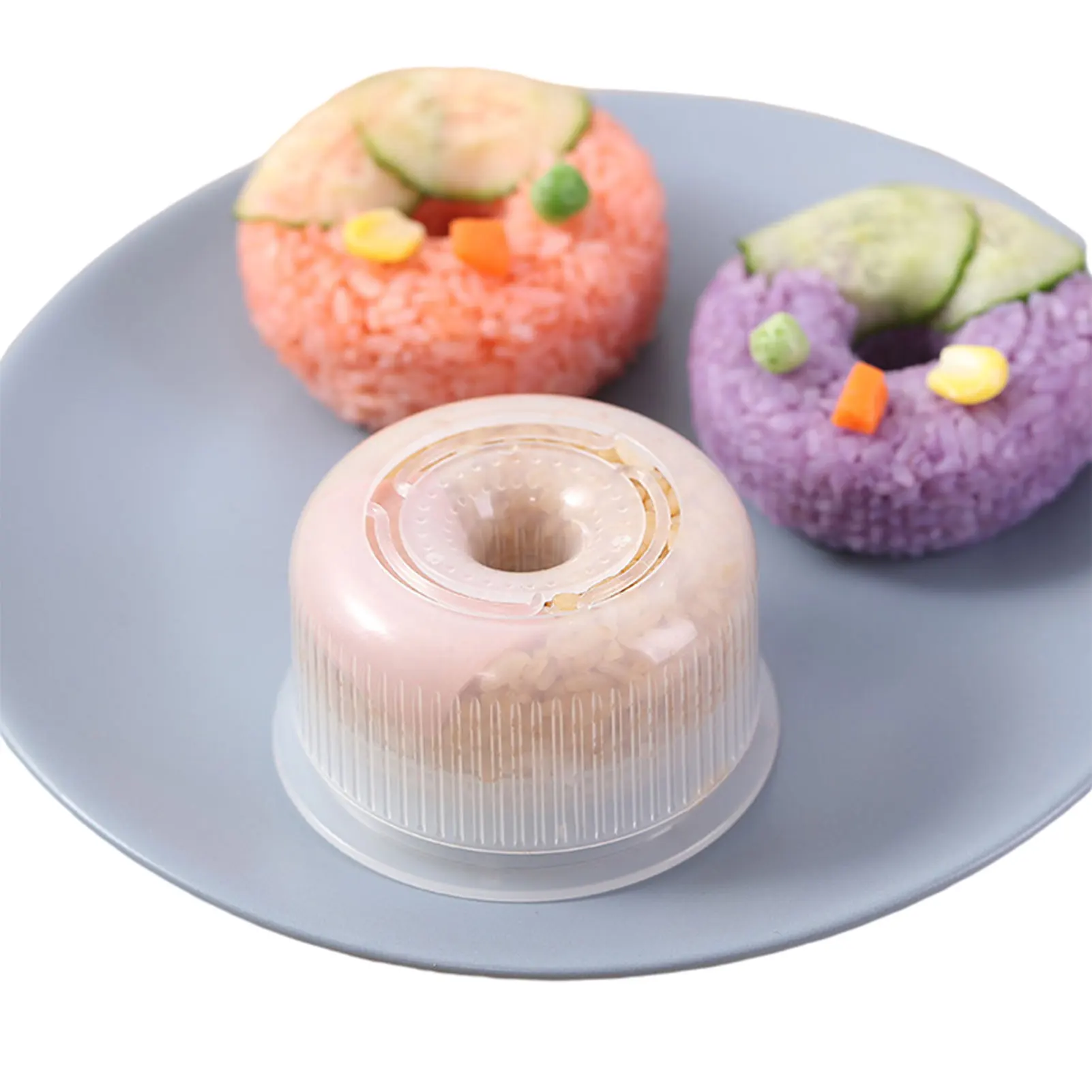 

Donut Round Rice Ball Mold Non-Stick Sushi Maker DIY Easy Rice Ball Press Mold Children's Baby Bento Set Kitchen Accessories
