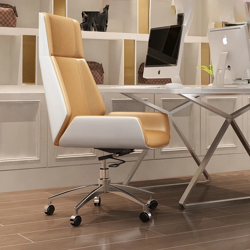 Конференция минималистичный офисный стул бытовой компьютерный Boss из массива