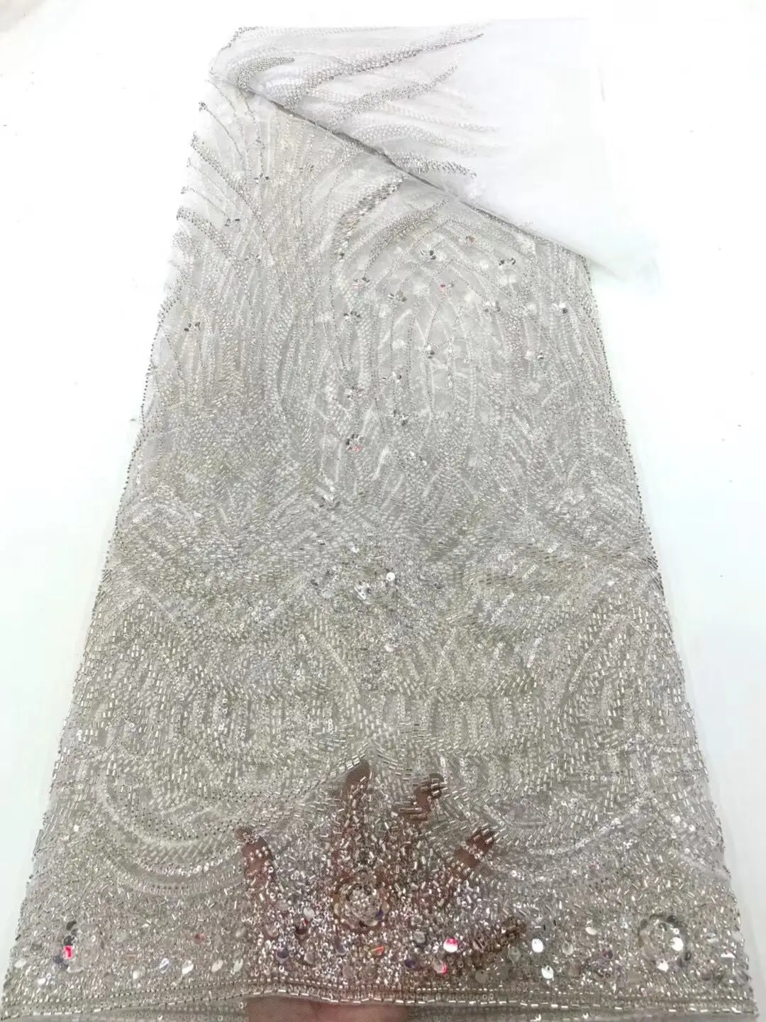 Африканская кружевная ткань, блестки высокого качества, вышивка в виде сетки, французская Свадебная Тюлевая кружевная ткань для шитья женского платья