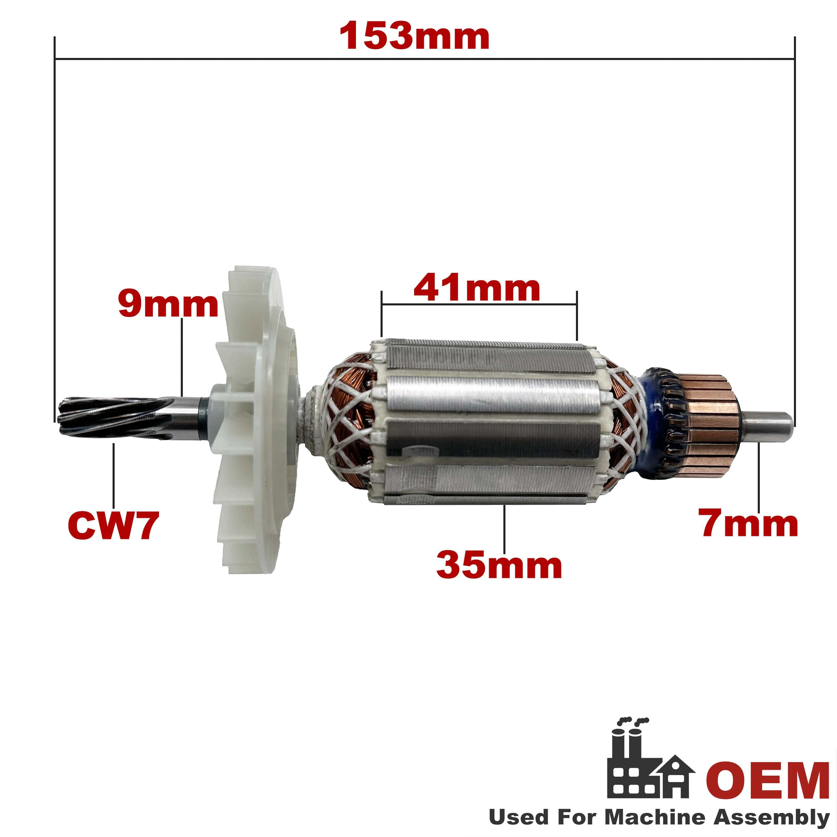 

Запасная часть якоря ротора статора для перфоратора Bosch GBH 2-26