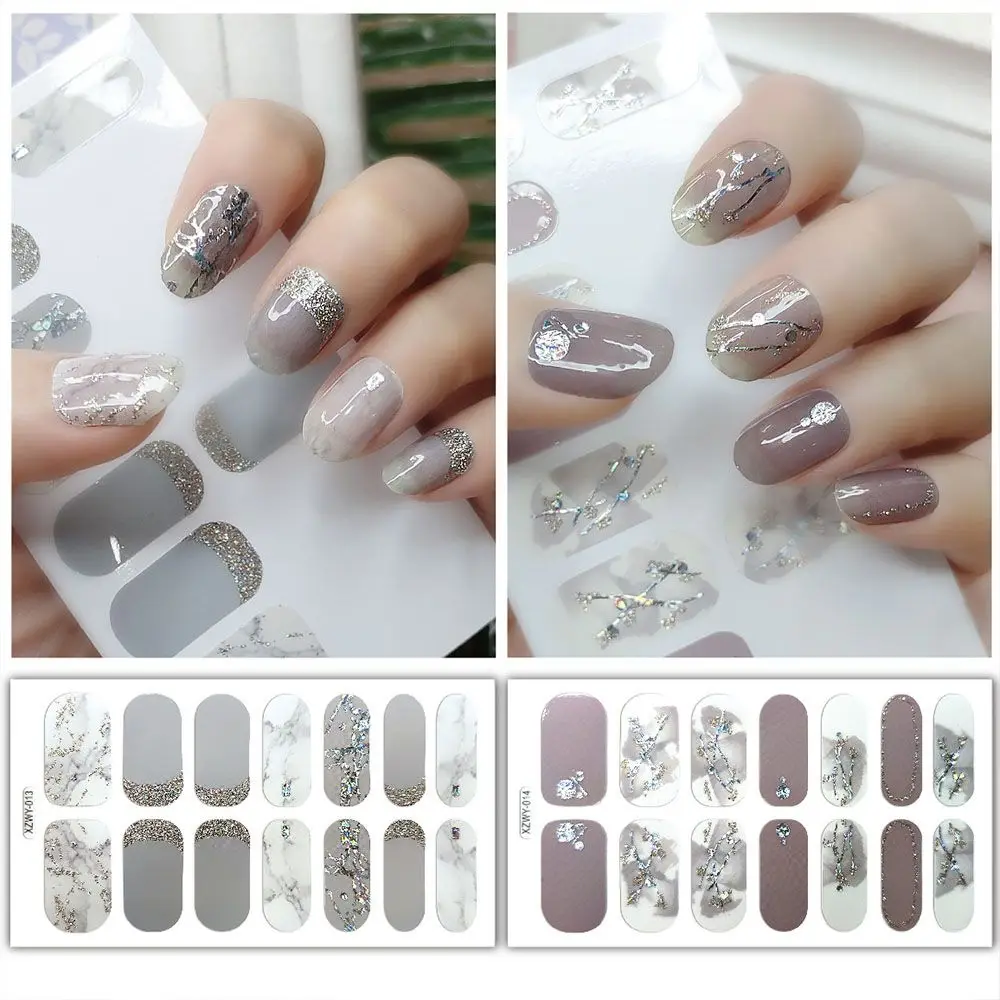 

Nail Art Watermarks Nail Polish Film Self-Adhesive Nail Stickers Full Cover Nail Art Stickers DIY Nail Decals