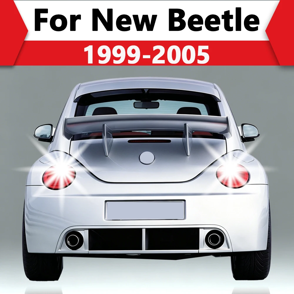 Фото Суперяркая светодиодная лампа заднего хода для Volkswagen VW New Beetle 1Y7 9C1 1C1, автомобильные аксессуары, лампа заднего хода P21W, 2002-2004, 2005 №1