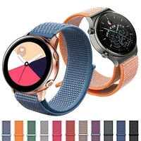 mokoemi nylon strap for samsung galaxy watch 42mm 46mm 3 41mm 45mm band watch wristband bracelet watchband