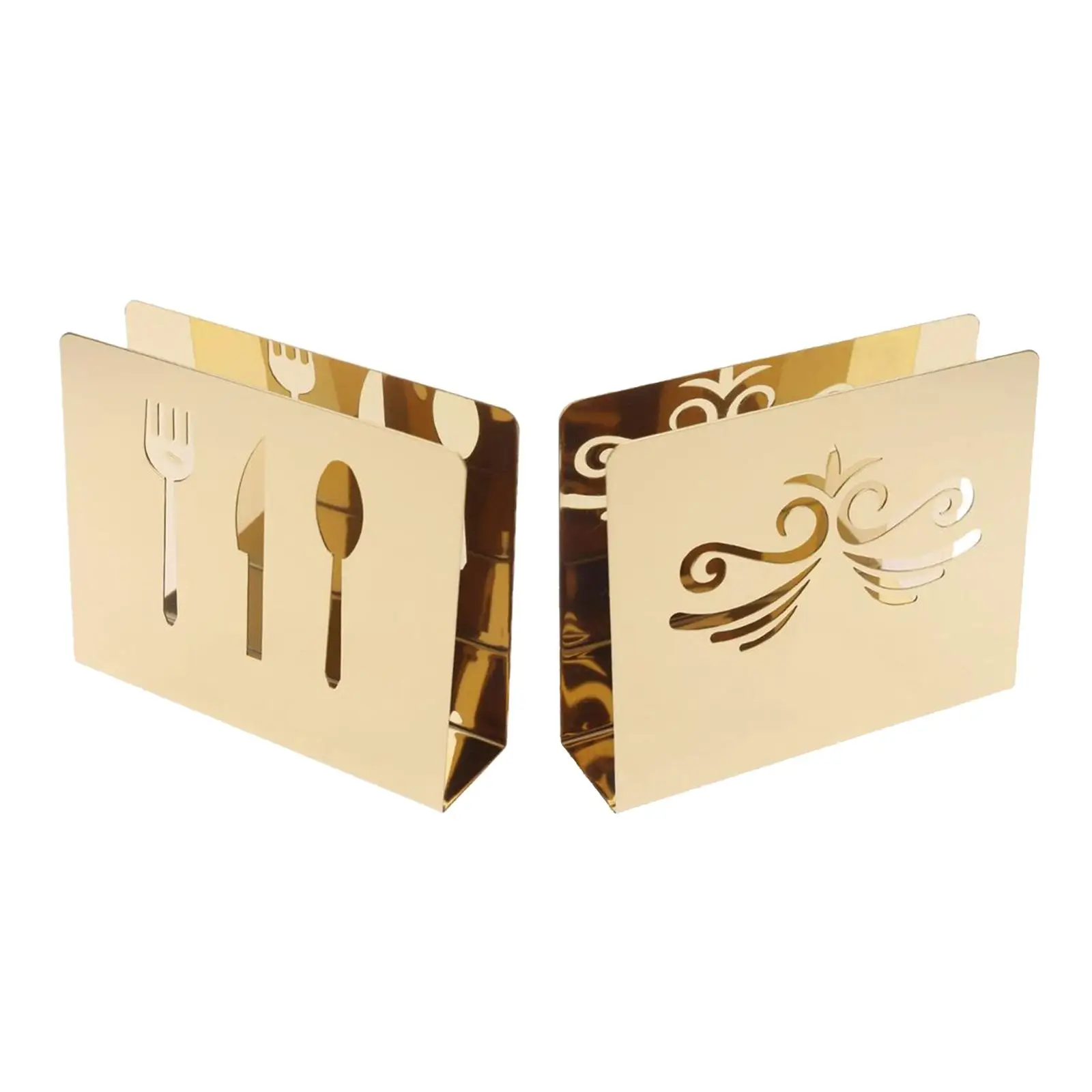 

Stainless Steel Napkin Holder Tissue Holder Towel Paper Holder Tissue Clip Tissue Rack for Home Dining Table Party Decor