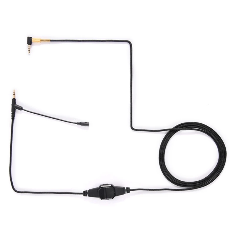 

Replacement Cable Extension Cord with Boom Microphone for BOSE 700 QC25 QC35 OE2 Headphone V-MODA Computer 3.5 to 2.5mm