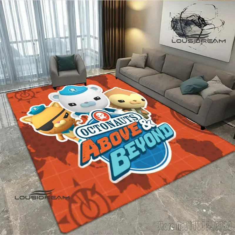 Ковер с мультяшным принтом Octonauts нескользящий ковер ковры 80x120 см декор для детей
