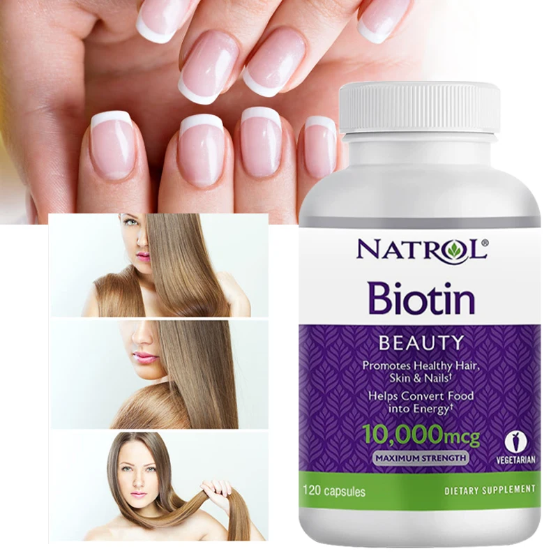 

Strength Biotin Beauty, Biotin 10,000 Mcg Tablets, Promotes Healthy Hair, Skin & Nails, Helps Support Energy Metabolism
