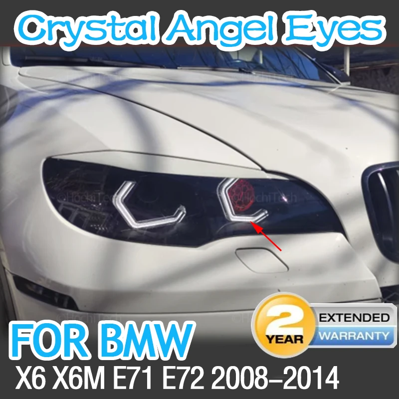 

Для BMW X6 X 6 M X6M E71 E72 2008-2014 Автомобильные аксессуары Ультра яркий дневный свет в стиле M4 «ангельские глазки»