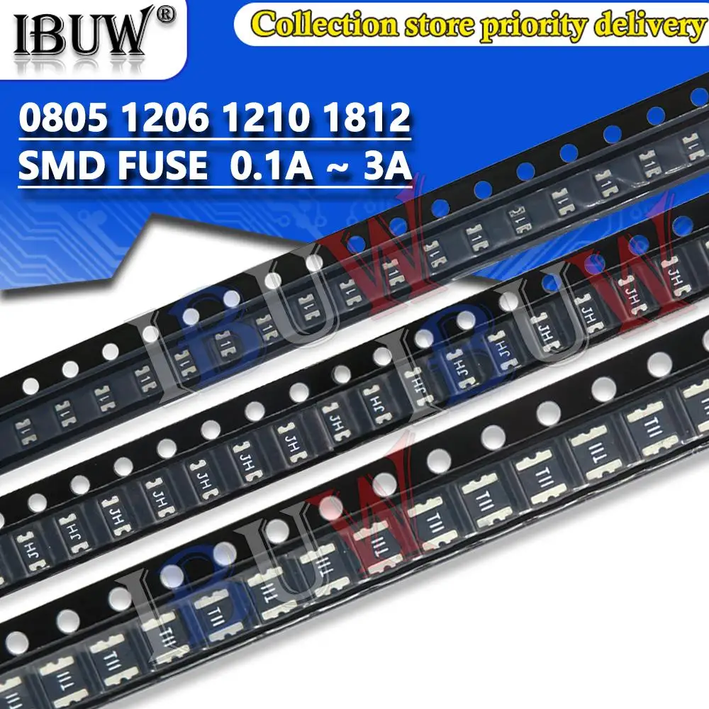 

Самовосстанавливающийся плавкий предохранитель SMD PPTC, 20 шт., 0805, 1206, 1210, 1812, а