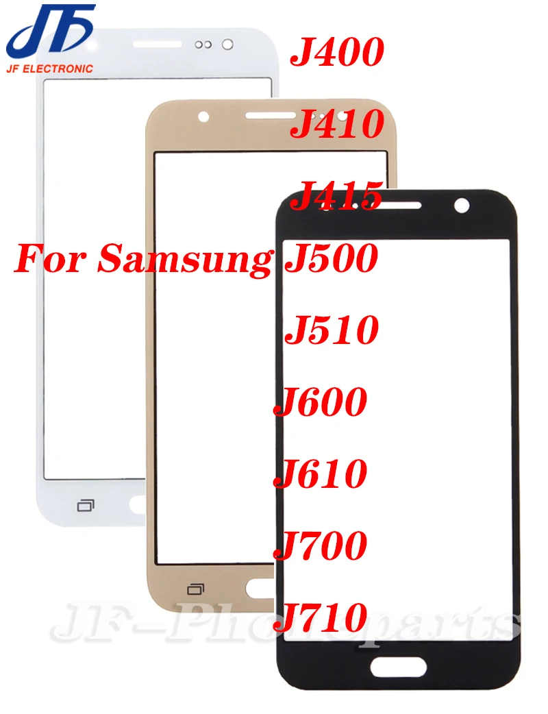 10 шт. для Samsung Galaxy J5 J7 2015 2016 J500 J510 J700 J710 Сенсорная Панель переднее внешнее стекло