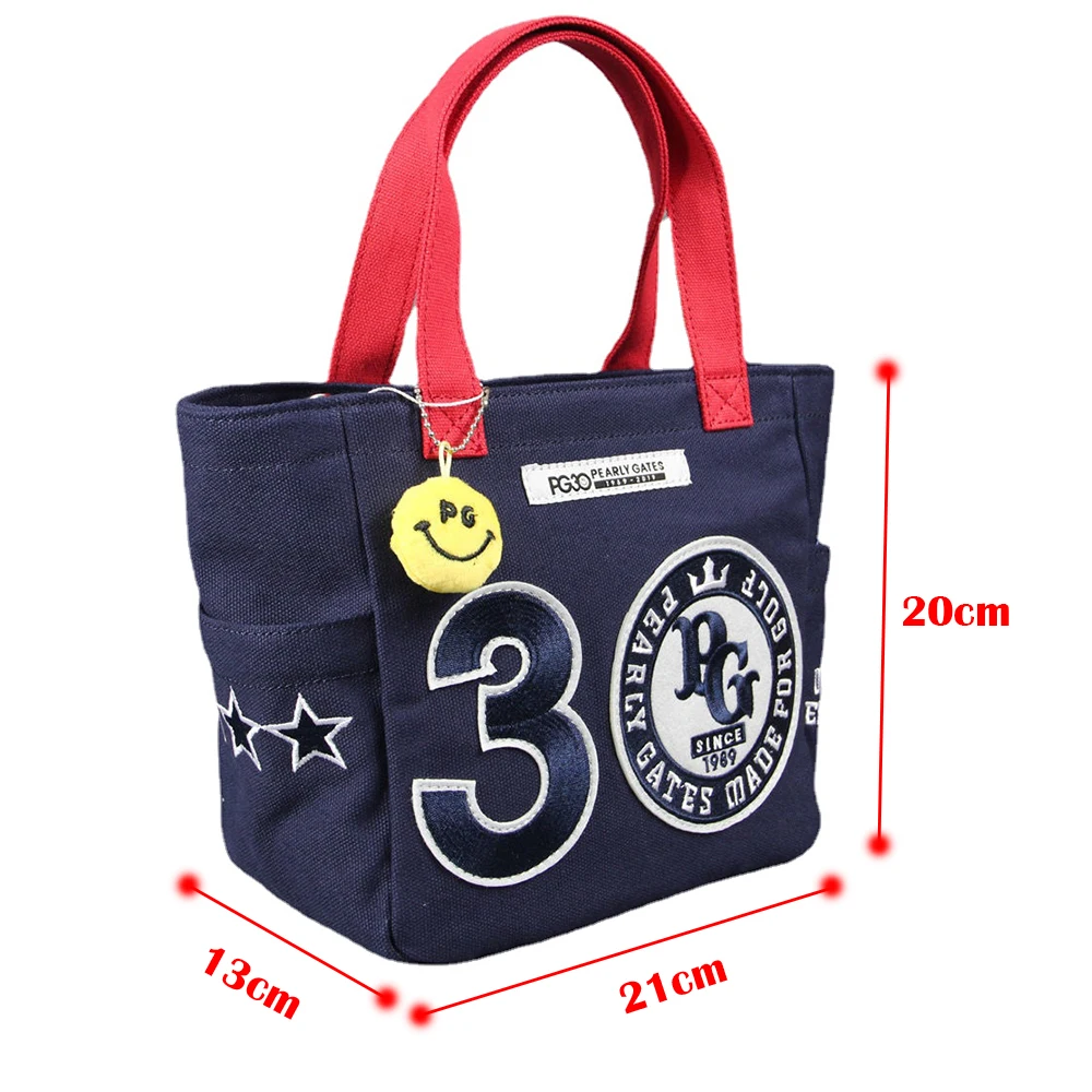 2022 New 89 Golf Bag Men and women General Large-capacity Canvas Handbag Cartoon Embroidery Storage Bag golf clubs