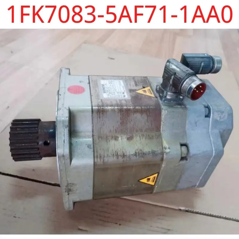 

used Siemens test ok real 1FK7083-5AF71-1AA0 SIMOTICS S synchronous servo motor 1FK7 Compact 16 Nm, 100K 3000 rpm, 3.30 kW natur