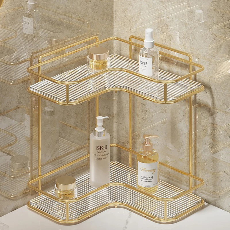 Полка угловая без перфорации настенная бесшовная полка для ванной комнаты