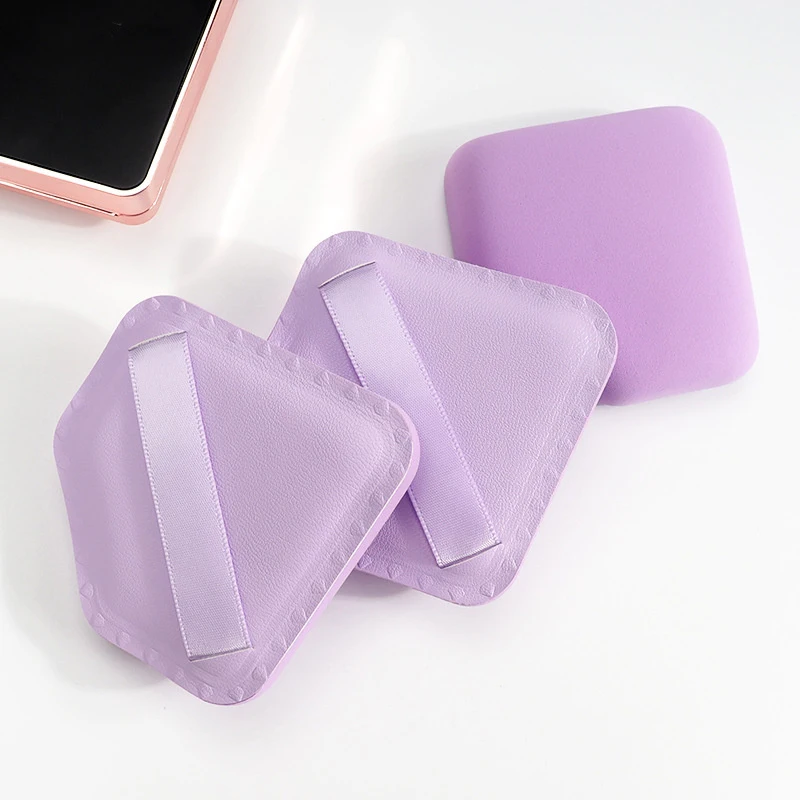 Make up Puff Purple Diamond Shape Cosmetic Puff Marshmallow 