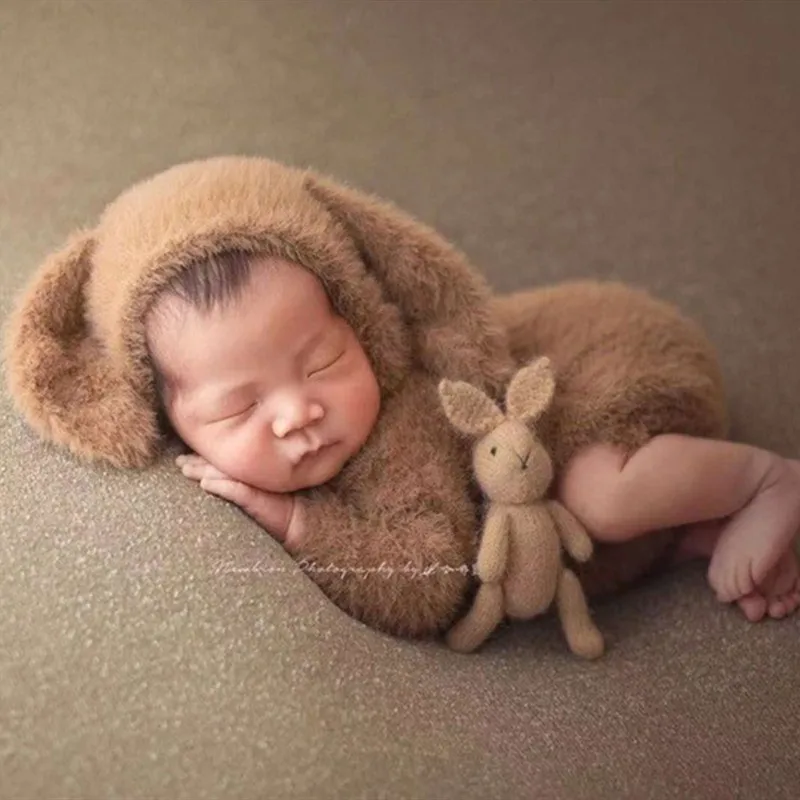 Фотофон для фотографирования новорожденных с искусственным мехом