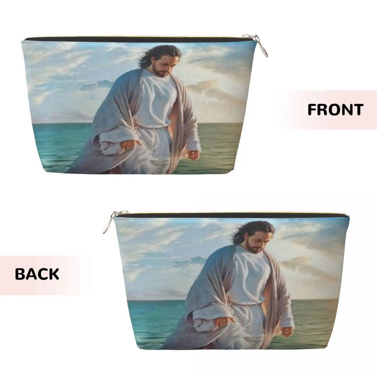 Сумка для туалетных принадлежностей Иисус и ягненка на заказ женщин