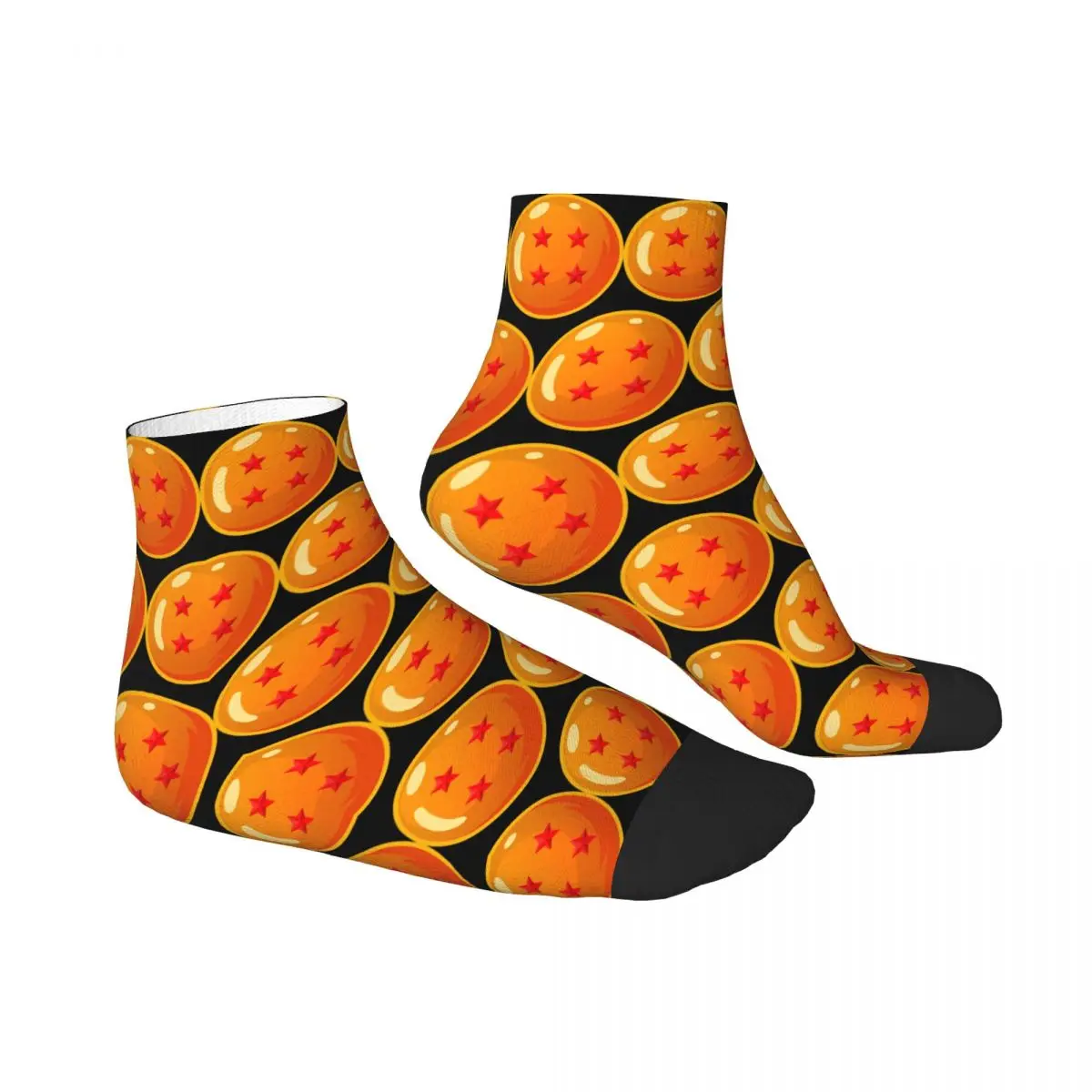 DBZ - Four Star Dragonball Socks Harajuku Sweat Absorbing Stockings All Season Accessories for Unisex Christmas Gifts