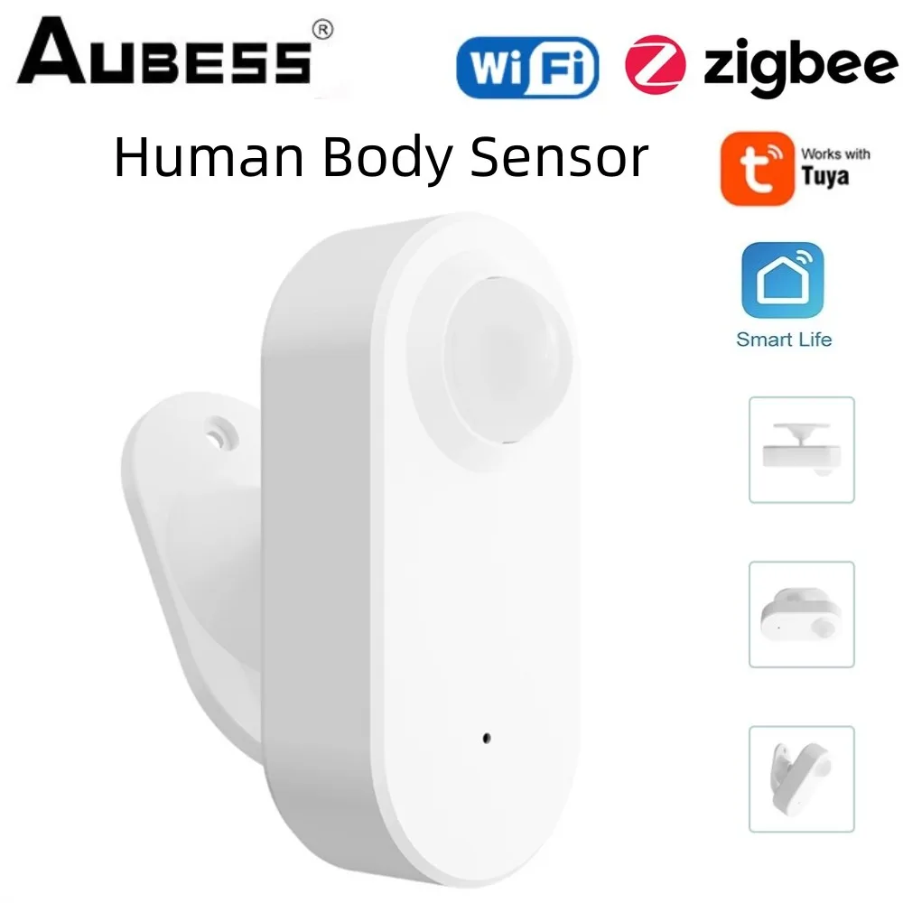 

Tuya Zigbee Human Body Sensor Smart Home Remote Control Ultra-long Standby Emergency Push History Tracking Gateway Required
