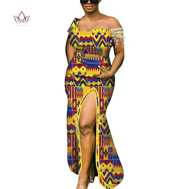 

Дашики африканские платья для женщин Красочные повседневные Свадебные размеры S-6XL африканские платья для женщин сексуальное платье длиной до лодыжки WY6603