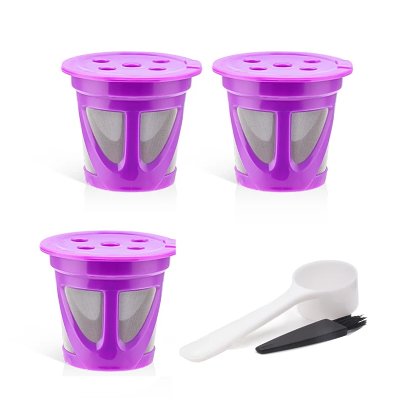 

Refillable Coffee Capsule Reusable K-Cup Filter for 2.0 Brewers Kcup for Machine K-Carafe Coffee Capsule Shell