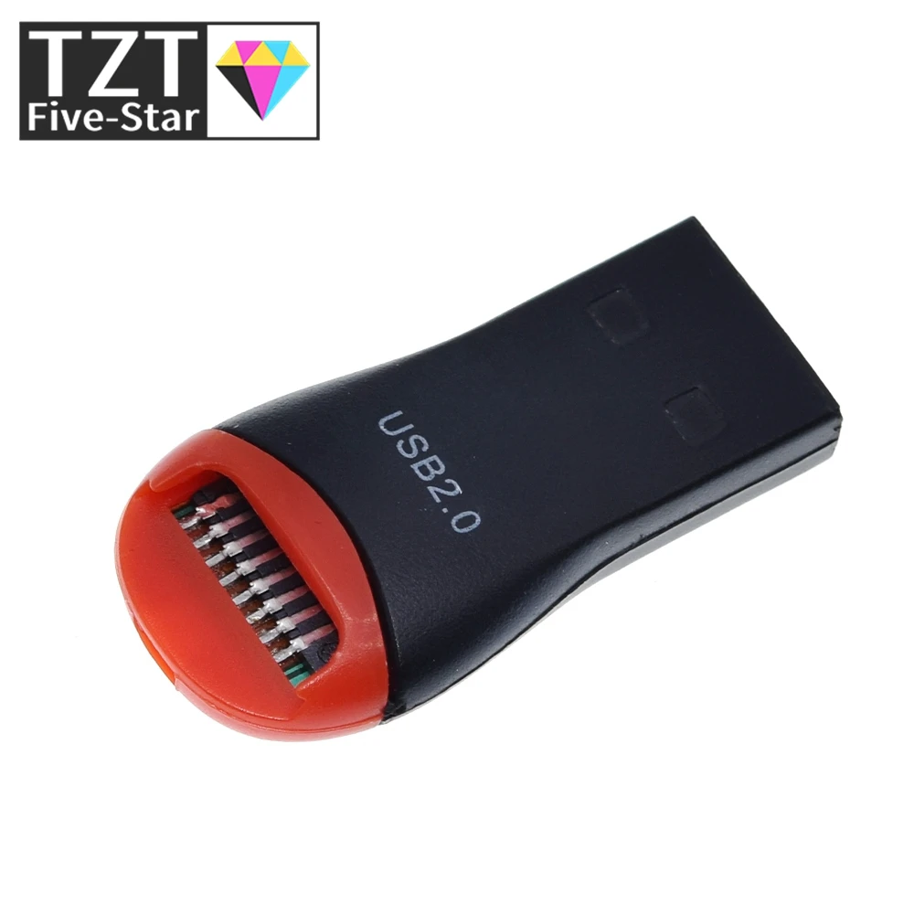 Фото USB-адаптер TZT 1/3/5 шт. USB 2.0 для карт памяти Micro SD/SDHC/TF, мини-адаптер для ноутбука №5