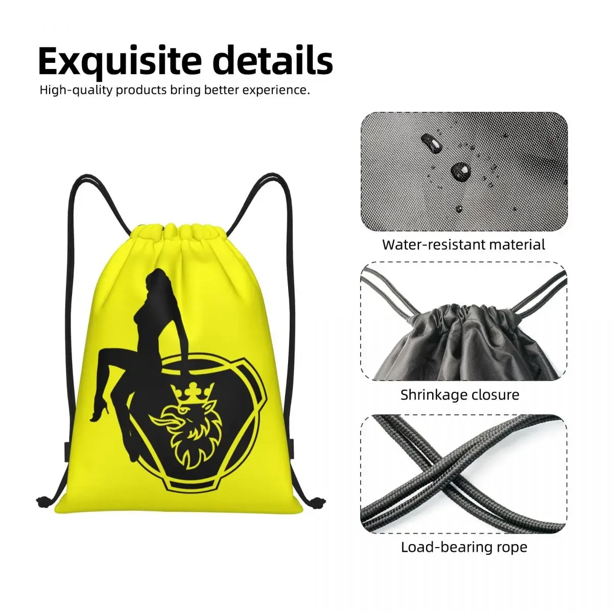 Оригинальные шведские сумки Saabs Scanias awstring для тренировок йоги рюкзаки мужчин и