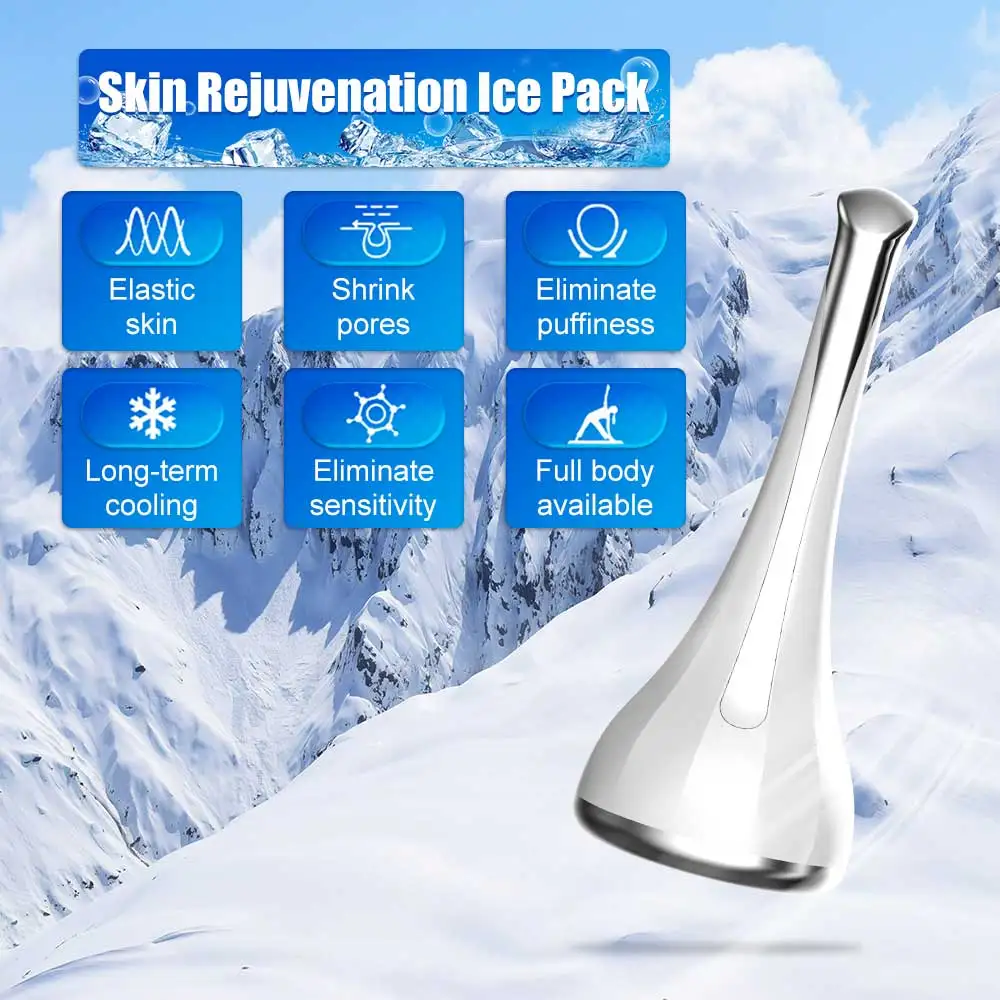 Skin Calming Massager Face Edema Removel Roller Reduce Eye Bags Relieve Redness Allergy Care
