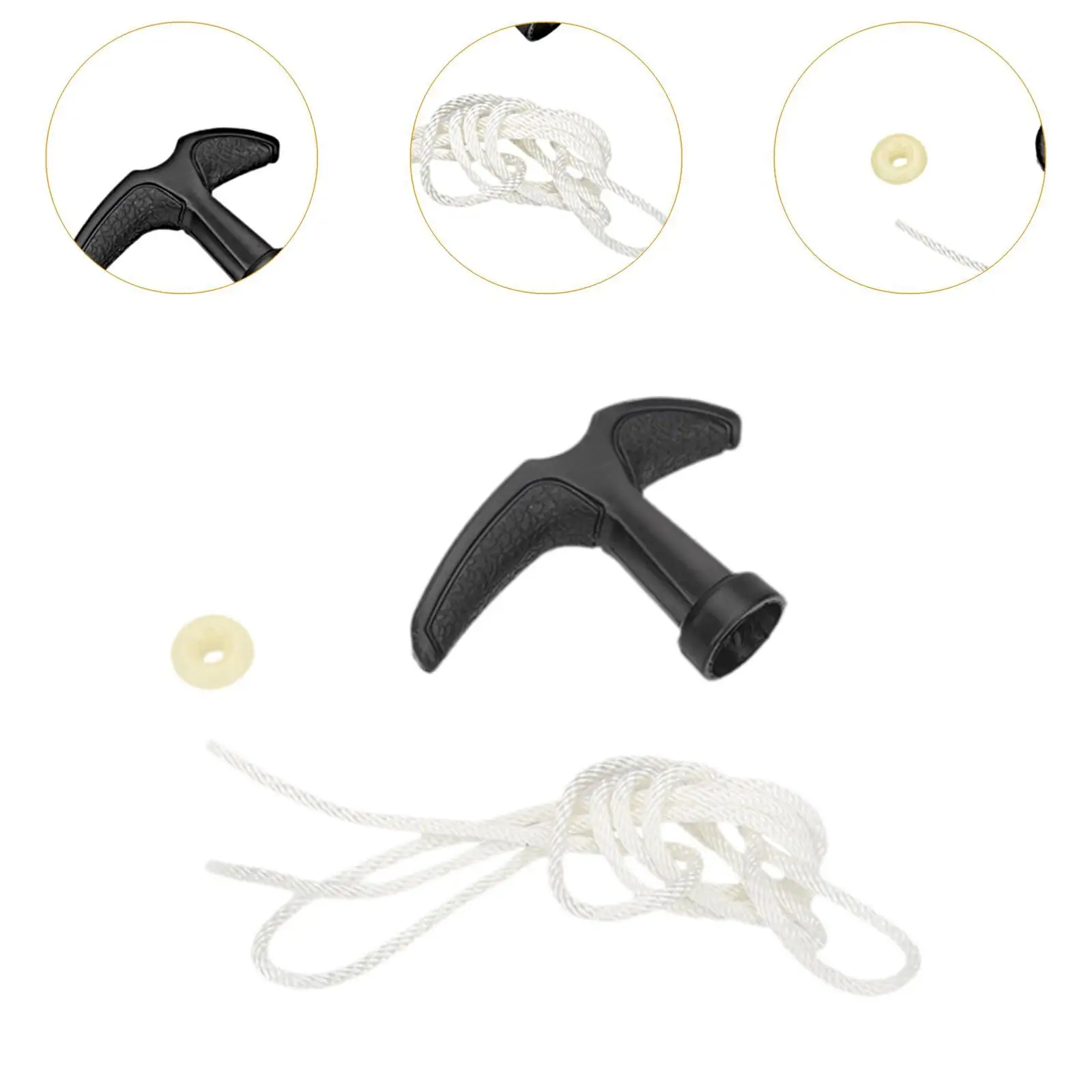 Натяжной пусковой трос ручка запасные части длина шнура 1 м стартовые детали