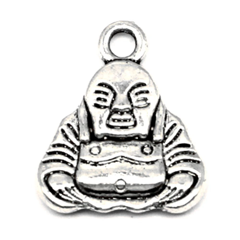 

Buddha Charm For Making Jewelry Diy Finding 30pcs 17x20mm