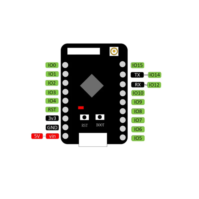 Фото Мини-плата разработки ESP32-C5: двухдиапазонный Wi-Fi 6 (2.4G + 5G) и Bluetooth 5 для Zigbee Thread №4