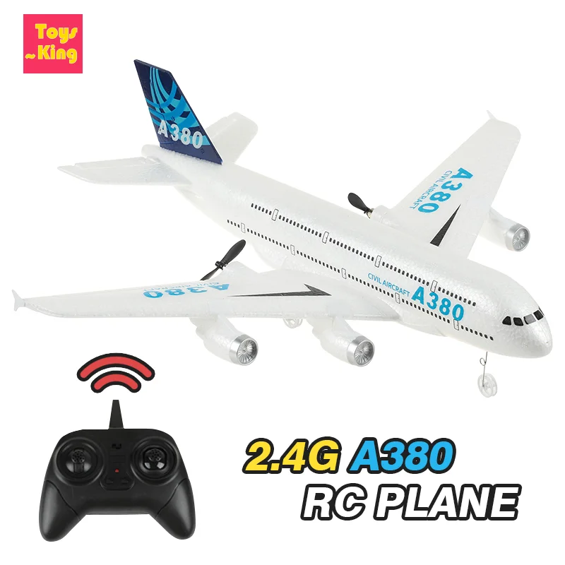 Радиоуправляемый самолет A380 с гироскопом для наружного использования. Для