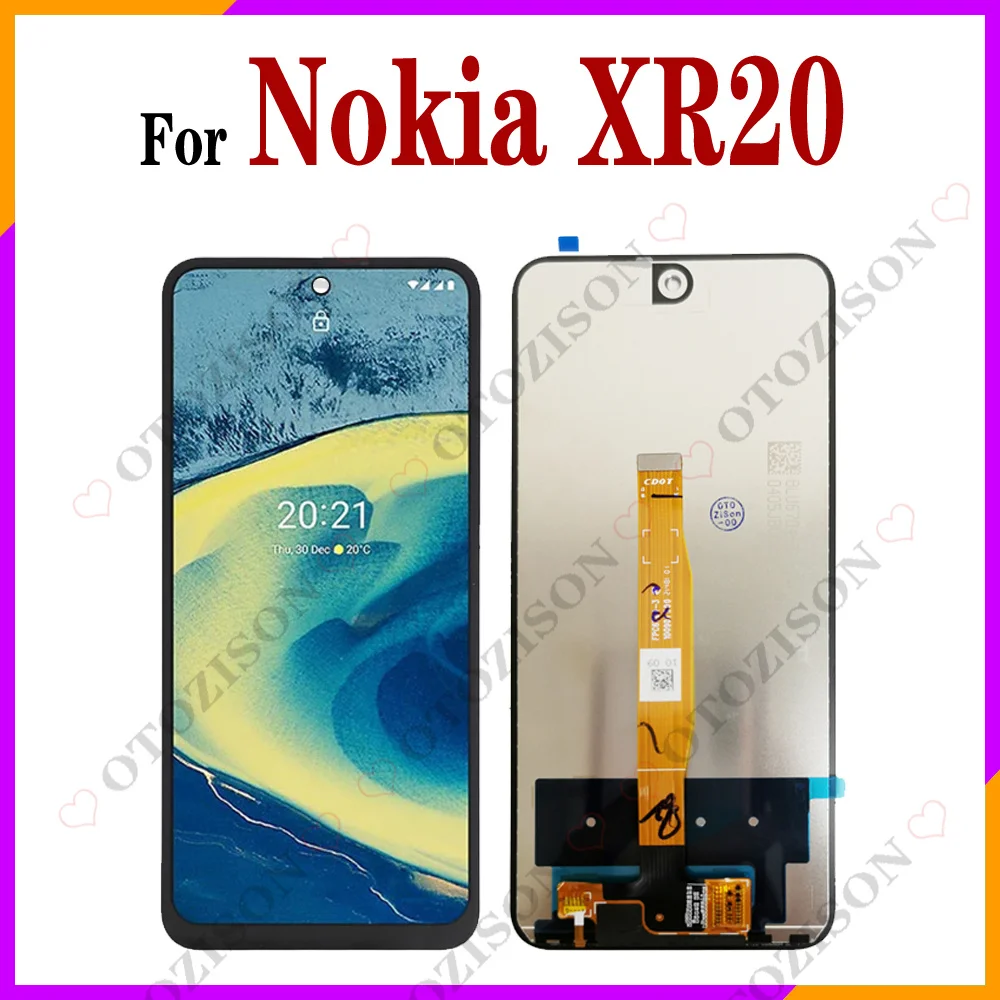 6 67 &quotЖК-дисплей для Nokia XR20 ЖК-дисплей TA-1368 TA-1362 ЖК-экран сенсорная панель