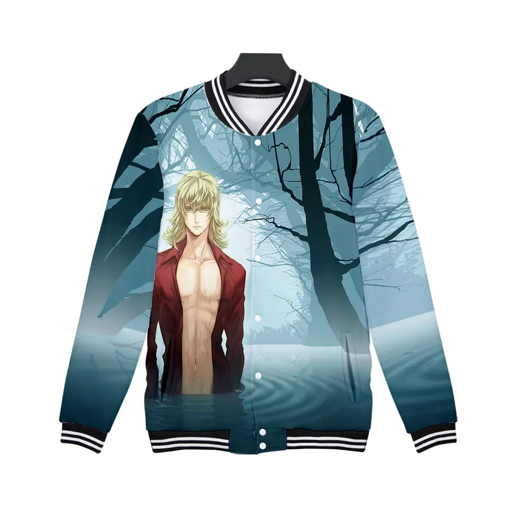 

2022 Four Seasons New LIANSHUO Summer Slim Couple Wear Handsome Baseball Uniform V-neck Cartoon Print Fashion Casual Sports Top