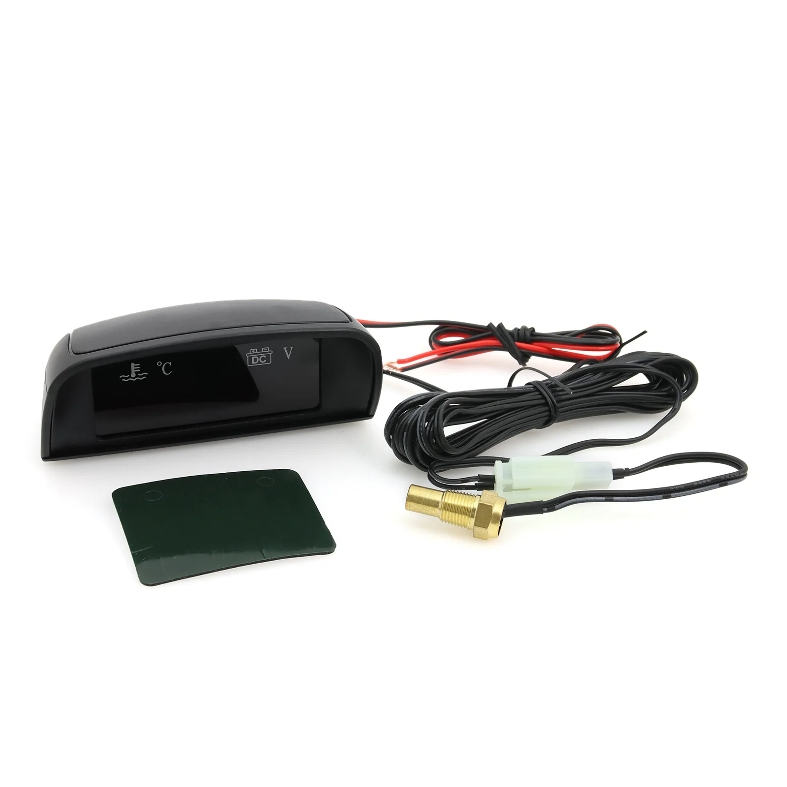 

ЖК цифровой датчик температуры воды для автомобиля и грузовика 2 в 1 + Вольтметр + датчик температуры охлаждающей жидкости 10 мм для автомобиля 12 В/24 В