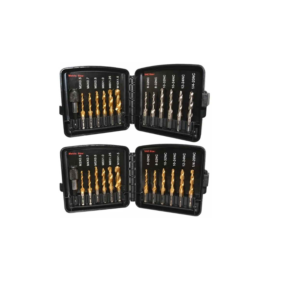 13 штук метрического титана и SAE Алмазная Шестигранная ручка композитный кран в