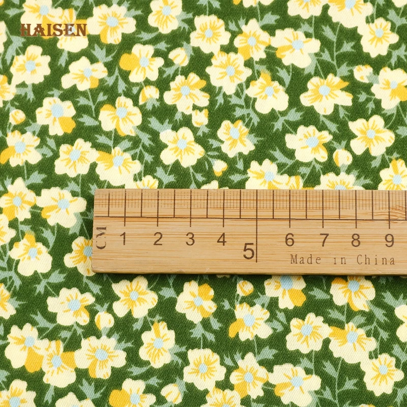 Хлопчатобумажная ткань с принтом серии Hibiscus для самостоятельного шитья детское