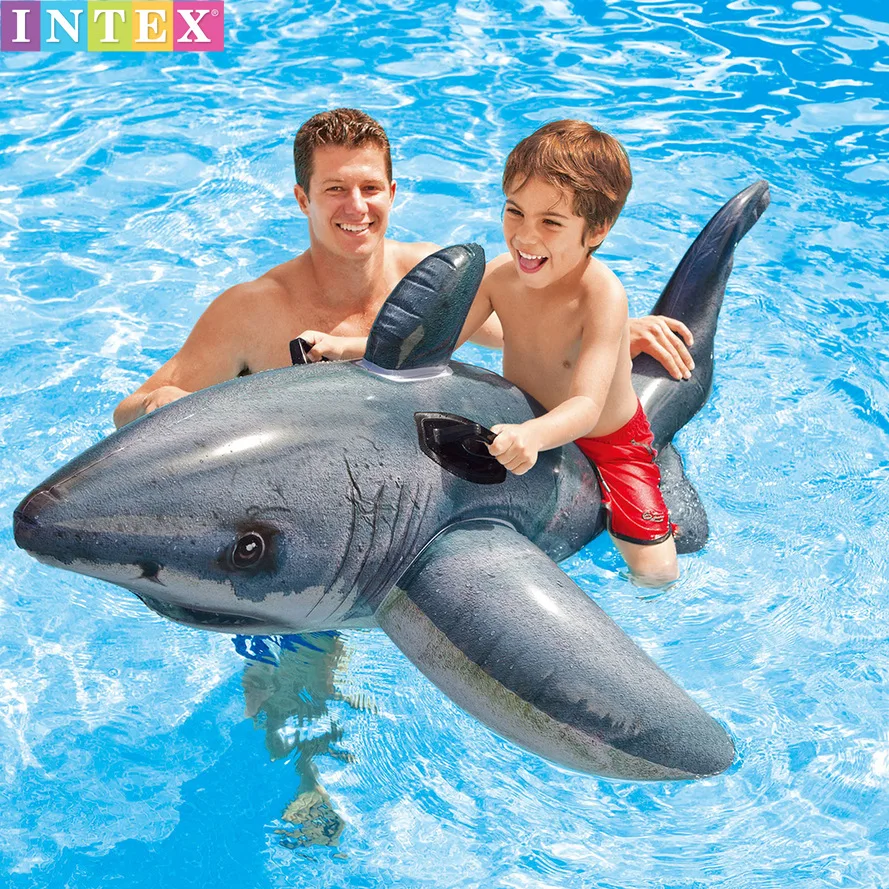 

Children's Water Play Inflatable Shark Rides Boy and Grils Toys