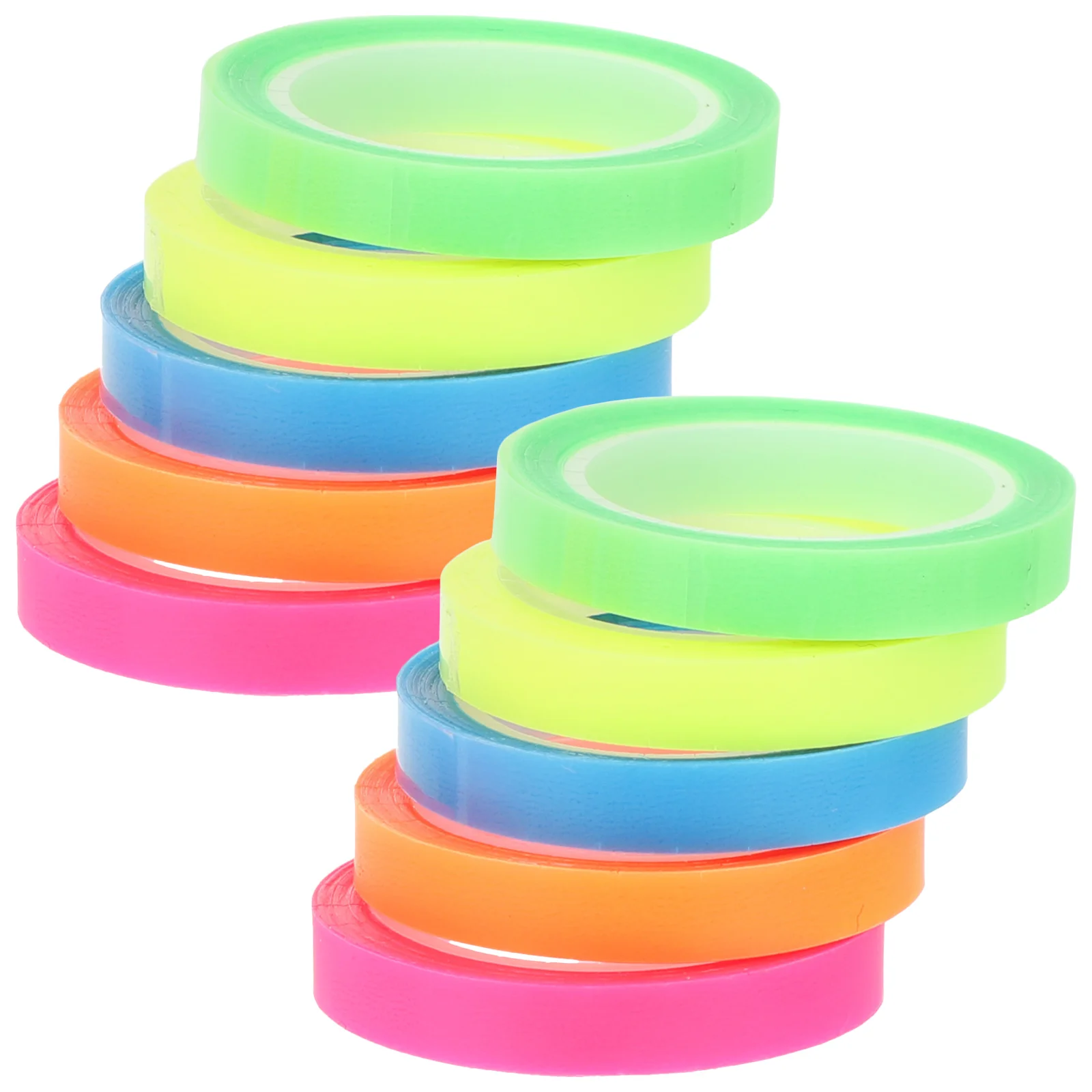 

10 Rolls Waterproof Index Sticker Pinstriping Tape Neon Page Marker Tearable Page Markers Tabs The Pet Sticky Tabs Books