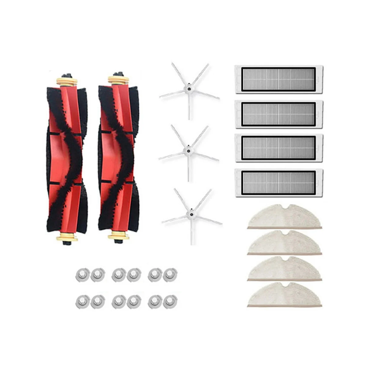 

Accessories for S6 S6 Pure S6 MaxV S5 S5 Max S51 S50 S55 Vacuum Cleaner Mop Cloth Main/Side Brush