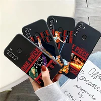 japanese anime one piece phone case for samsung galaxy a32 4g 5g a51 4g 5g a71 4g 5g a72 4g 5g carcasa funda back soft black