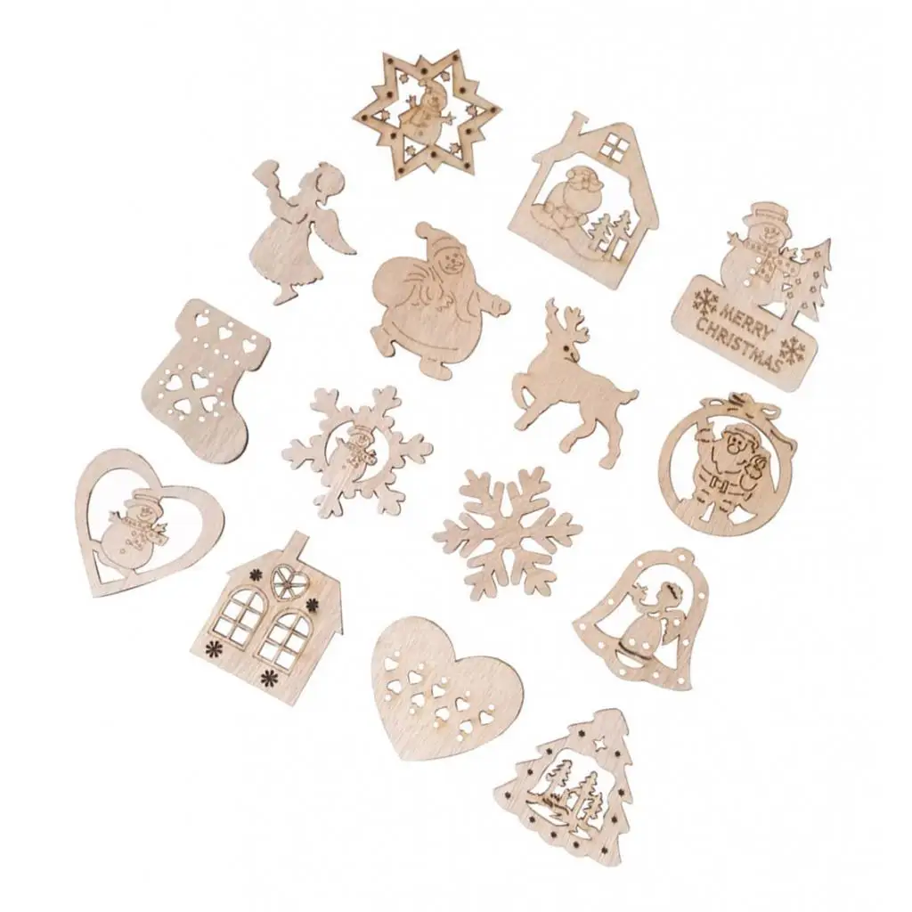 

15 шт. в ассортименте, украшения для новогодней елки